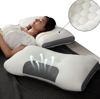 😴 RelaxForm™ – Almohada Ortopédica de Soporte Ergonómico