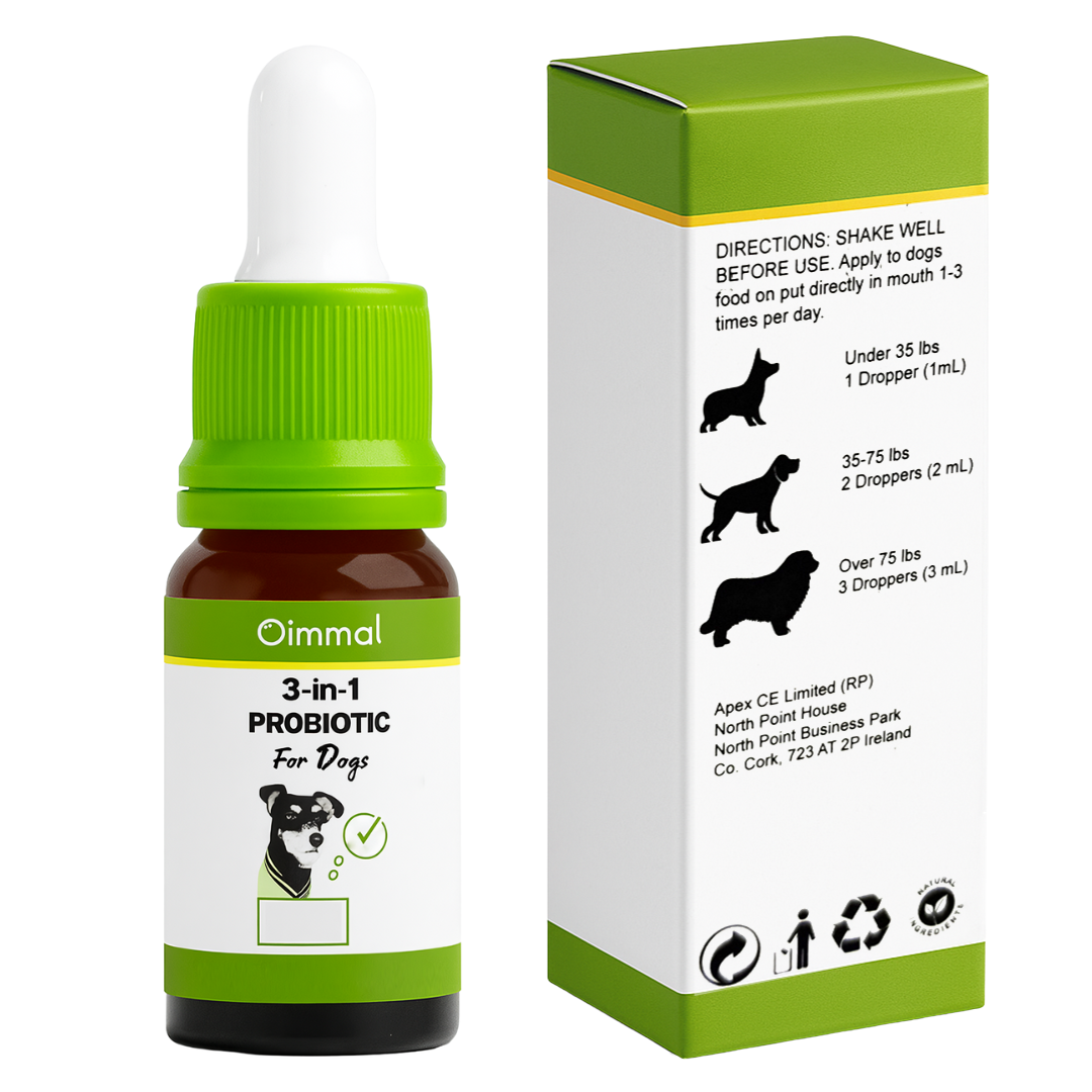 3-in-1 Probiotics for Dogs™ — Suplemento natural para tu perro.
