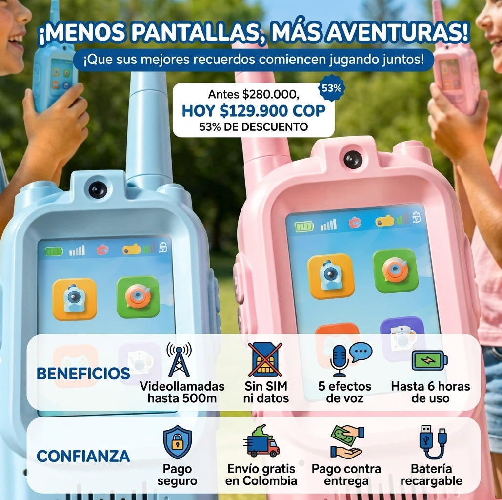 Walkie Talkie para Niños HD