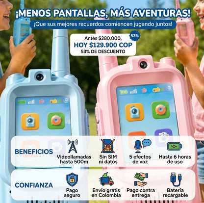 Walkie Talkie para Niños HD