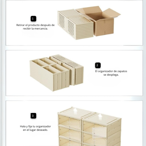 StackEase™ – Organizador Inteligente de Zapatos