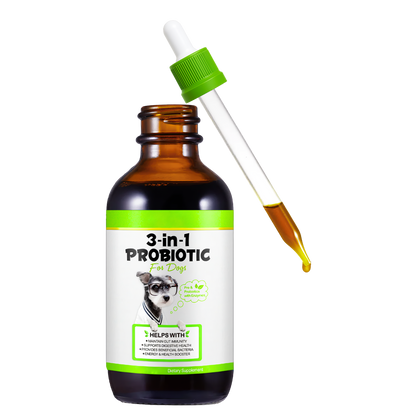 3-in-1 Probiotics for Dogs™ — Suplemento natural para tu perro.