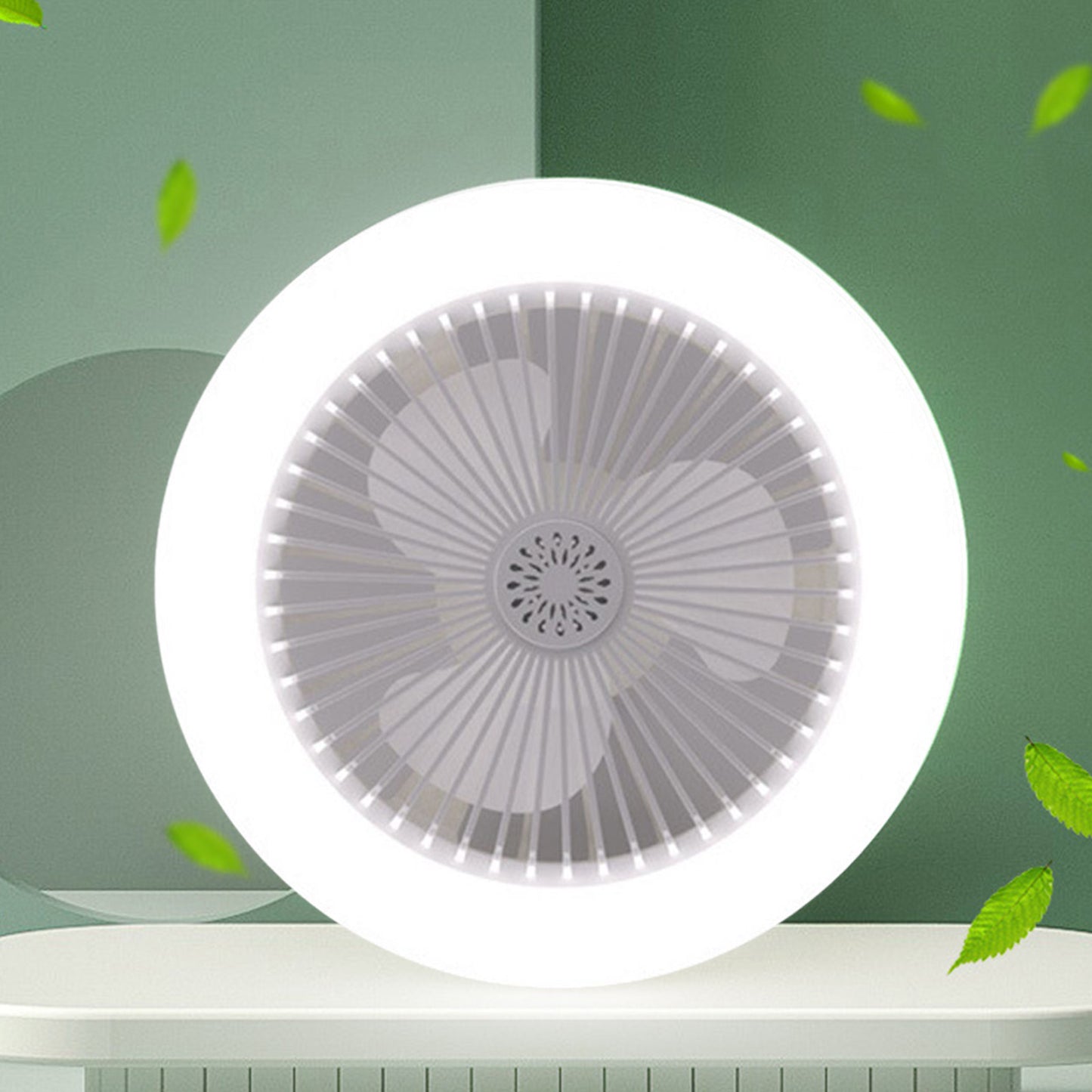 VENTILADOR DE TECHO CON LUZ Y CONTROL, ROTACIÓN DE 360 °, VENTILADOR DE TECHO E27, LÁMPARA ELÉCTRICA DE REFRIGERACIÓN, LÁMPARA PARA DECORACIÓN DEL HOGAR Y LA HABITACIÓN