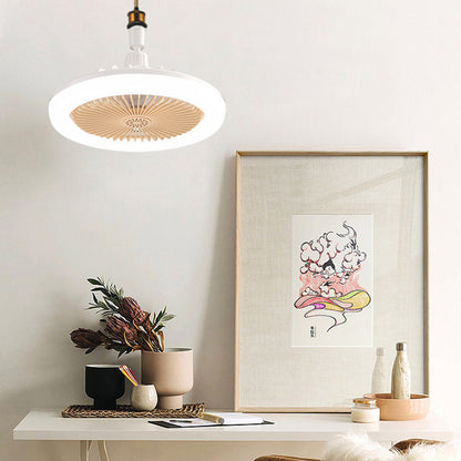 VENTILADOR DE TECHO CON LUZ Y CONTROL, ROTACIÓN DE 360 °, VENTILADOR DE TECHO E27, LÁMPARA ELÉCTRICA DE REFRIGERACIÓN, LÁMPARA PARA DECORACIÓN DEL HOGAR Y LA HABITACIÓN