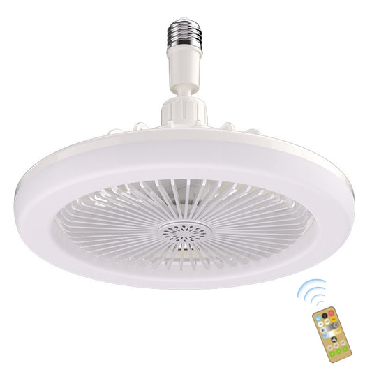 VENTILADOR DE TECHO CON LUZ Y CONTROL, ROTACIÓN DE 360 °, VENTILADOR DE TECHO E27, LÁMPARA ELÉCTRICA DE REFRIGERACIÓN, LÁMPARA PARA DECORACIÓN DEL HOGAR Y LA HABITACIÓN