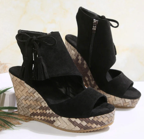 SoleLuxe™ Sandalias de Plataforma con Estilo y Comodidad