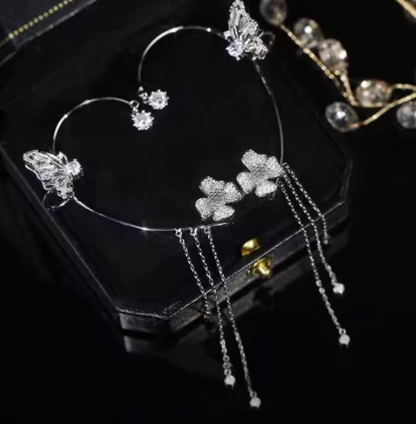 Florián™ – Pendientes Mariposa con Clip de Encanto