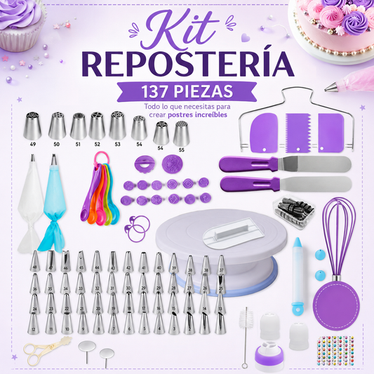 KIT PASTELERÍA 137 PIEZAS™