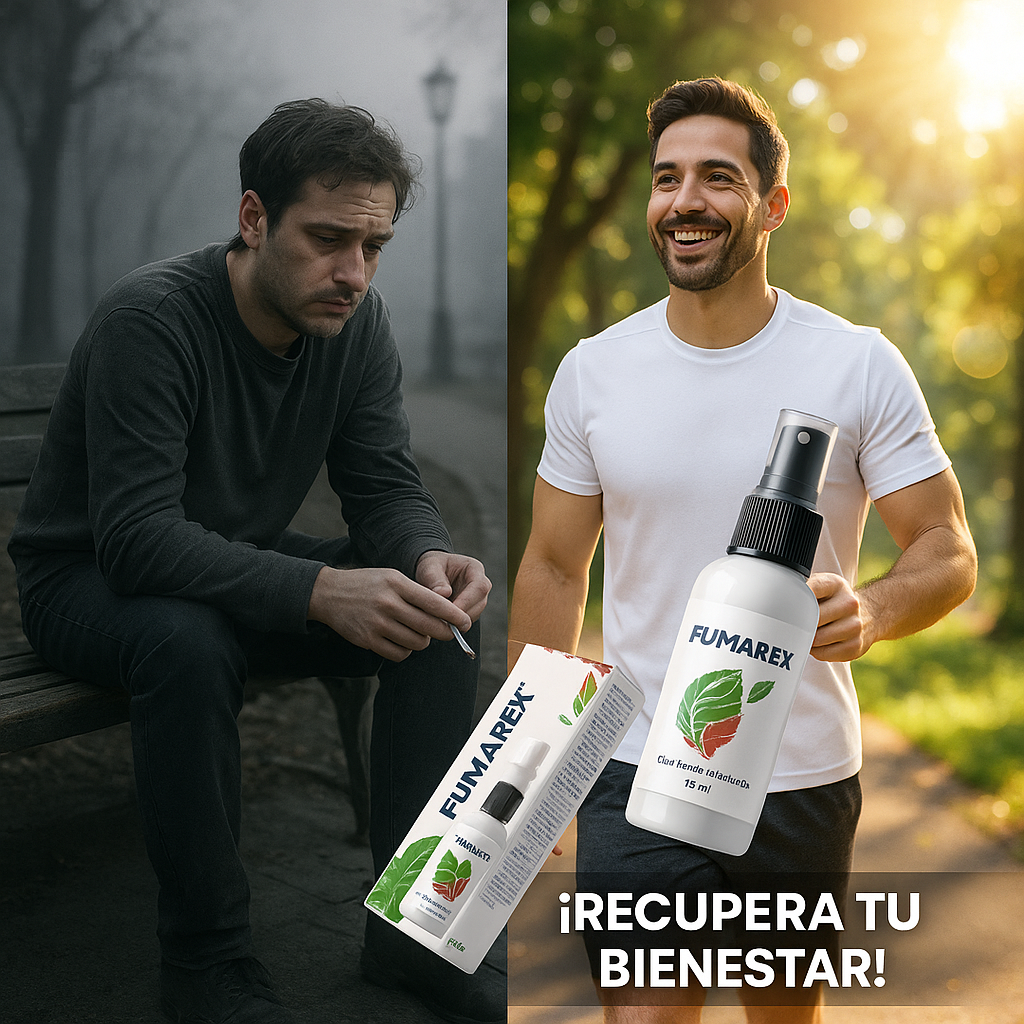 FUMAREX™ – El spray natural que apaga el deseo de fumar en minutos.