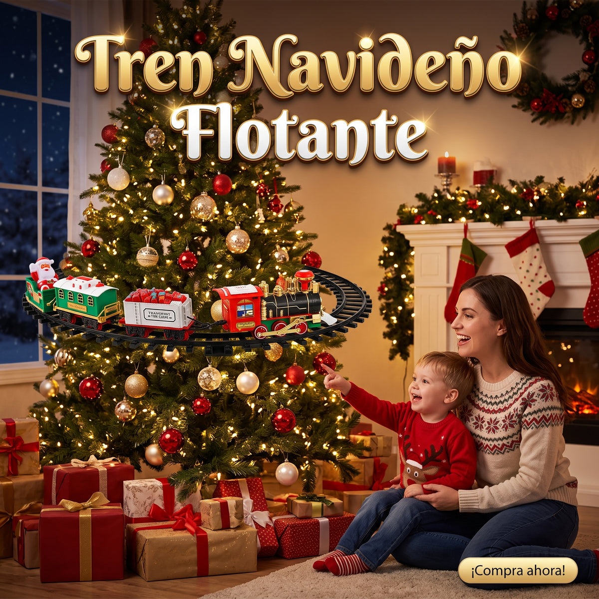 Tren Navideño Flotante™