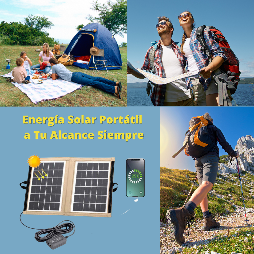 PANEL SOLAR PLEGABLE ☀️☀️☀️